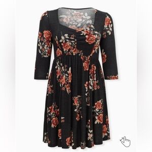 Mini Super Soft Plush Skater Dress